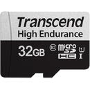 Card memorie Transcend 32GB MICROSD W/ ADAPTER U1 HIGH