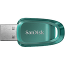 Memorie USB SanDisk Ultra Eco Drive 256GB, Verde, Scriere 100 MB/s,USB 3.2 Gen 1