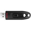 Memorie USB SanDisk Ultra,  USB 3.0,  64 GB, Negru