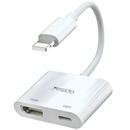 Cablu Adaptor Lightning la HDMI, Lightning - Yesido (HM06) - White