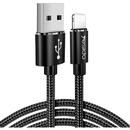 Cablu de Date USB la Lightning 2.4A, 1.2m - Yesido (CA-57) - Black