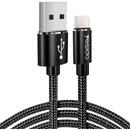 Cablu de Date USB Type-C, 2.4A, 1.2m - Yesido (CA-57) - Black