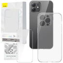Husa Transparent Case and Tempered Glass set Baseus Corning for iPhone 12