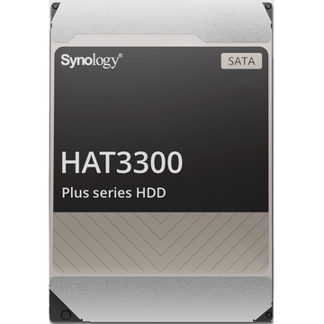 Hard disk Synology HAT3300 Plus, 12 TB, 7200q rpm, 256 MB cache, 1Mh MTBF