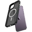 Husa Magnetic case McDodo Crystal for iPhone 14 Pro (Czarny)