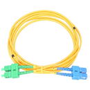 Extralink SC/UPC-SC/APC | Patchcord | PVC, Single mode, Duplex, G652D, 3mm, 0,5m