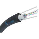 Extralink 24F | Fiber optic cable | 1kN FRP, 24J, Single mode, G.652D, 6,5mm, aerial, 2km