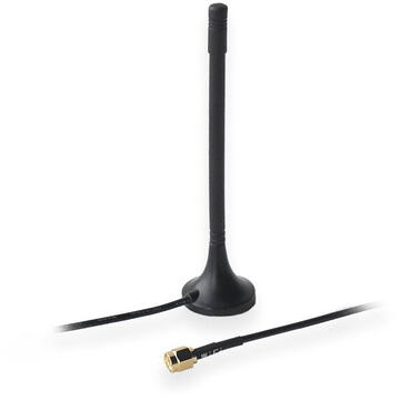 Antena wireless Teltonika 003R-00230 | WiFi Antenna | Magnetic, 2dBi, 1,5m cable, RP-SMA