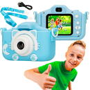 Aparat foto digital XINJIA Extralink Kids Camera H27 Dual Blue | Camera | 1080P 30fps, 2.0" screen