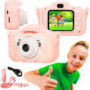 Aparat foto digital XINJIA Extralink Kids Camera H28 Dual Pink | Camera | 1080P 30fps, 2.0" screen
