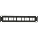 Extralink 12 Port 10" | Patchpanel | Modular, 12 ports
