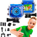 XINJIA Extralink Kids Camera H18 Blue | Camera | 1080P 30fps, IP68, 2.0" screen