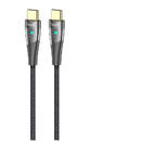 USB-C to USB-C cable Budi 65W, 1.5m (black)
