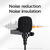 Microfon JOYROOM Lavalier Microphone (JR-LM1) - with Cable Jack 3.5mm, 2m - Black