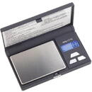 OHAUS YA Gold Cantar portabil YA501, Negru/Argintiu, LCD cu iluminare de fundal//Cereale; Gram; Carat; Uncie