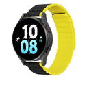 Universal Magnetic Samsung Galaxy Watch 3 45mm / S3 / Huawei Watch Ultimate / GT3 SE 46mm Dux Ducis Strap (22mm LD Version) - Black / Yellow