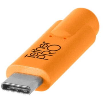 Tether Tools USB 3.0 to USB-C 4,60m orange