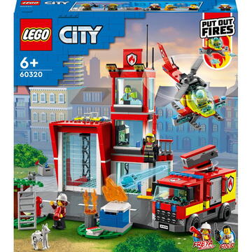 LEGO ® City - Remiza de pompieri 60320, 540 piese