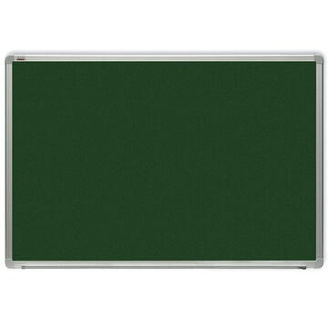 Tabla verde magnetica cu rama din aluminiu, 120 x 240 cm, pentru creta, Optima