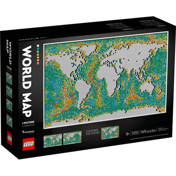 LEGO 31203   Art: Harta lumii, 11695 piese