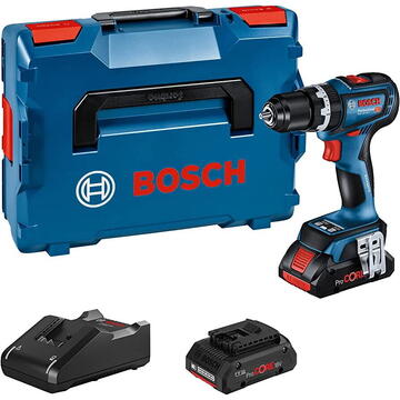 Bosch Masina de gaurit si insurubat GSB 18V-90 C Profesional 18V  2x Li-Ion baterie ProCORE18V 4.0Ah Bluetooth module in L-BOXX
