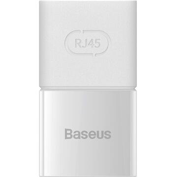 Baseus Network coupler Ethernet RJ-45 Conector Cablu AirJoy Series 10 pcs Alb