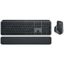 Tastatura Kit Logitech MX Keys S Combo, MX Keys S + MX Master 3S, 2.4GHz&Bluetooh, Silent, USB-C, Graphite