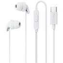 Accesorii Audio Hi-Fi Earphones Remax RM-518a, USB-C, 1.2m (white)