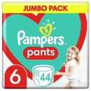 Pampers Pants 15kg+, size 6-EXLARGE, 44pcs