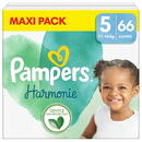 Pampers Harmonie Baby Diapers 11-16kg, size 5-JUNIOR, 66pcs
