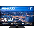 Televizor Finlux QLED 43 inches 43-FUH-7161 Negru Sistem operare Android 16:9 HDMI S/PDIF Wireless