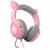 Casti Razer Kraken Kitty V2 Pro RGB Gaming Headset ,Roz, Anularea pasivă a zgomotului