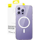 Husa Magnetic Phone Case for iP 14 Pro Max Baseus OS-Lucent Series (Clear)