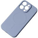 Husa Hurtel iPhone 14 Plus Silicone Case Magsafe - ice blue