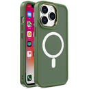 Husa Hurtel Armored Magnetic iPhone 14 Pro Max MagSafe Color Matte Case - green