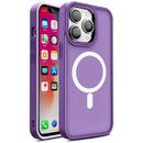 Husa Hurtel Armored magnetic iPhone 14 Pro Max MagSafe Color Matte Case - purple