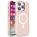 Husa Hurtel Armored magnetic iPhone 14 Plus MagSafe Color Matte Case - pink