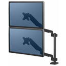 Suport monitor Fellowes Ergonomics arm for 2 vertical monitors - Platinum series