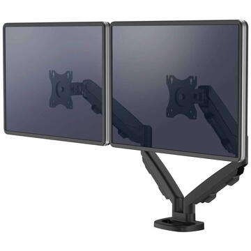 Suport monitor Fellowes Ergonomics arm for 2 monitors EPPA™ black