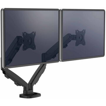 Suport monitor Fellowes Ergonomics arm for 2 monitors EPPA™ black