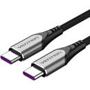 USB-C to USB-C Charging Cable, Vention TAEHF, PD 5A, 1m (black)