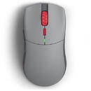 Mouse Glorious PC Gaming Series One PRO Wireless - Centauri - Forge, Ultrausor 50g, Gri mat, rosu