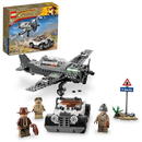 LEGO Indiana Jones - Urmarire cu avionul de vanatoare 77012, 387 piese