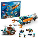 LEGO City - Submarin de explorare la mare adancime 60379, 842 piese