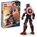 LEGO Super Heroes - Figurina de constructie Captain America 76258, 310 piese