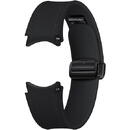 Samsung D-Buckle Hybrid Eco-Leather Band pentru Galaxy Watch6, Normal (M/L), Black