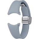 Samsung D-Buckle Hybrid Eco-Leather Band pentru Galaxy Watch6, Slim (S/M), Blue