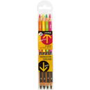 Articole pentru scoala Creioane colorate 2 capete, 4buc/blister, LYRA Graduate