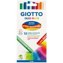 Articole pentru scoala Creioane colorate pe baza de ulei 12buc/set, GIOTTO