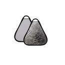 Blenda triunghiulara cu maner white-silver 60cm